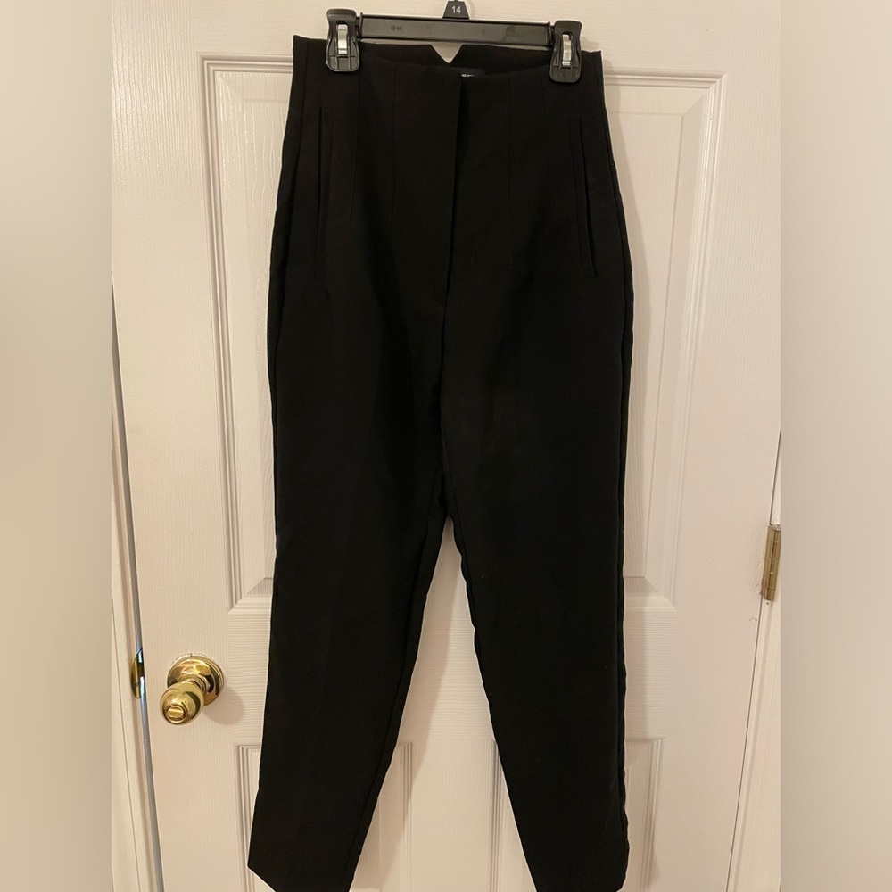 ZARA high waisted Tapered dress in Black size XS